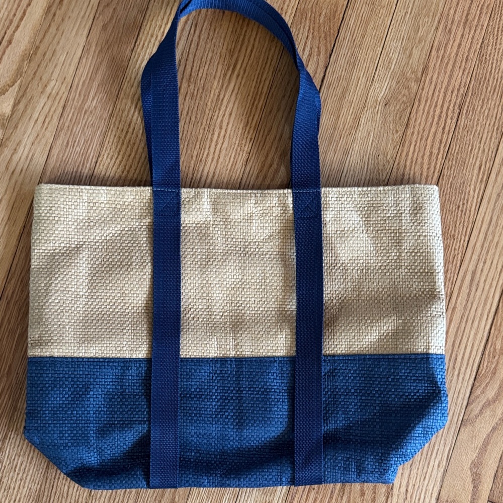Mudpie straw tote bag